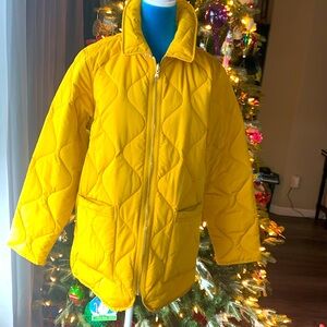 Reversible puff jacket